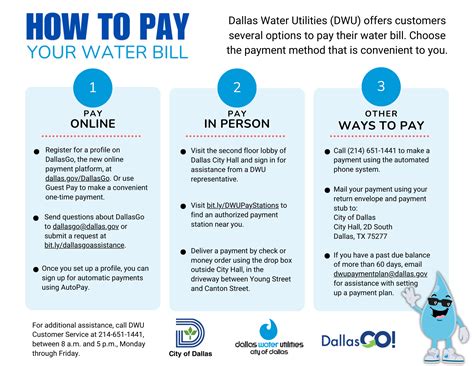 DallasGo is the new way to pay your water bill .